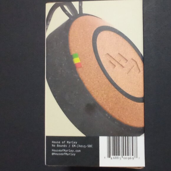 BOB MARLEY WIRELESS BLUETOOTH SPEAKER NO BOUNDS BLACK Model # EM-JA015-SBC - Picture 4 of 16